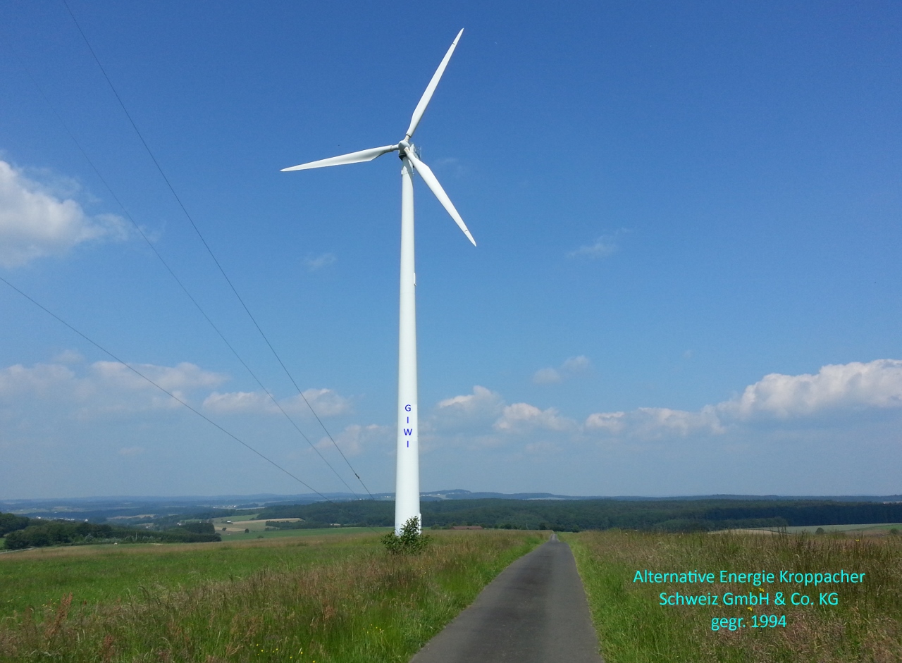 Abschaltung und Rückbau der Windenergieanlage GIWI